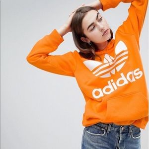 Adidas Originals Oversized Trefoil Logo Hoodie